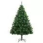 Albero di Natale Artificiale Incernierato con Base 240 cm