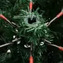 Albero Natale Artificiale Incernierato con Neve Fioccata 240 cm