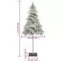 Albero di Natale Artificiale con Neve Fioccata 210 cm