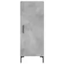 Credenza Grigio Cemento 34,5x34x180 cm in Legno Multistrato