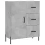 Credenza Grigio Cemento 69,5x34x180 cm in Legno Multistrato