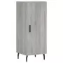 Credenza Grigio Sonoma 34,5x34x180 cm in Legno Multistrato