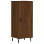 Credenza Rovere Marrone 34,5x34x180 cm in Legno Multistrato