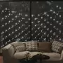 Luci di Natale Rete Bianco Freddo 3x3m 306 LED Interni Esterni