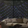 Luci di Natale Rete Blu 4x4m 544 LED Interni Esterni