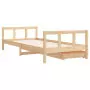 Giroletto Bambini con Cassetti 90x200 cm Legno Massello di Pino