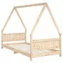 Giroletto per Bambini 90x200 cm in Legno Massello di Pino