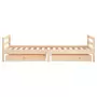 Giroletto per Bambini con Cassetti 90x190cm Legno Massello Pino