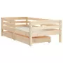 Giroletto Bambini con Cassetti 70x140 cm Legno Massello di Pino