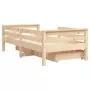 Giroletto Bambini con Cassetti 70x140 cm Legno Massello di Pino