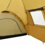 Tenda Igloo da Campeggio 650x240x190 cm per 8 Persone Gialla