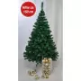 HI Albero di Natale con Supporto in Metallo Verde 150 cm