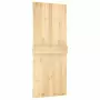 Porta Scorrevole con Set Hardware 85x210 cm Legno Massello Pino