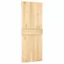 Porta Scorrevole con Set Hardware 80x210 cm Legno Massello Pino