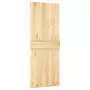 Porta Scorrevole con Set Hardware 80x210 cm Legno Massello Pino