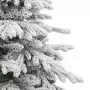 Albero Natale Artificiale Incernierato con Neve Fioccata 180 cm