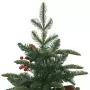 Albero Natale Artificiale Incernierato con Pigne e Bacche 150cm