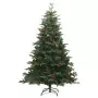 Albero Natale Artificiale Incernierato con Pigne e Bacche 240cm