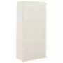 Armadio Bianco 79x40x170 cm in Tessuto