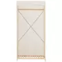 Armadio Bianco 79x40x170 cm in Tessuto