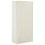 Armadio Bianco 79x40x170 cm in Tessuto