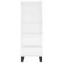 Credenza Bianco 40x36x110 cm in Legno Multistrato