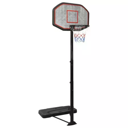 Supporto per Pallacanestro Nero 258-363 cm Polietilene