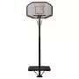 Supporto per Pallacanestro Nero 258-363 cm Polietilene