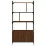 Libreria Ante Rovere Marrone 76,5x30x154,5 cm Legno Multistrato