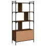 Libreria Ante Rovere Marrone 76,5x30x154,5 cm Legno Multistrato