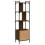 Libreria Anta Rovere Marrone 44,5x30x154,5 cm Legno Multistrato