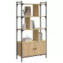 Libreria Ante Rovere Sonoma 76,5x30x154,5 cm Legno Multistrato