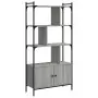 Libreria Ante Grigio Sonoma 76,5x30x154,5 cm Legno Multistrato