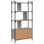 Libreria Ante Grigio Sonoma 76,5x30x154,5 cm Legno Multistrato