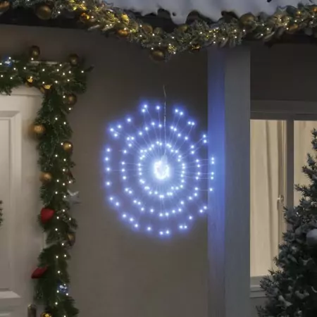 Illuminazioni di Natale Galassia 140 LED 4pz Bianco Freddo 17cm