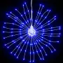 Illuminazione di Natale Galassia 140 LED Blu 17 cm