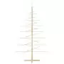 Albero di Natale Decorativo in Legno 150 cm Legno Massello Pino