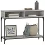 Tavolino Consolle Grigio Sonoma 100x30,5x75cm Legno Multistrato