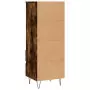 Credenza Rovere Fumo 40x36x110 cm in Legno Multistrato