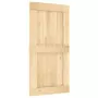 Porta Scorrevole con Set Hardware 100x210cm Legno Massello Pino