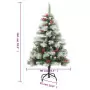 Albero Natale Artificiale Incernierato con Pigne e Bacche 150cm