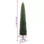 Albero di Natale Sottile con Base 270 cm in PVC