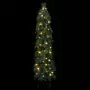 Albero di Natale Artificiale Incernierato con 60 LED 120 cm