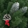 Albero di Natale Artificiale per Viali con LED Verde 40 cm PVC