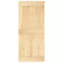 Porta Scorrevole con Set Hardware 90x210 cm Legno Massello Pino