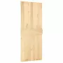 Porta Scorrevole con Set Hardware 85x210 cm Legno Massello Pino