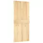 Porta Scorrevole con Set Hardware 90x210 cm Legno Massello Pino