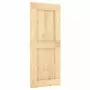 Porta Scorrevole con Set Hardware 85x210 cm Legno Massello Pino