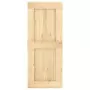 Porta Scorrevole con Set Hardware 85x210 cm Legno Massello Pino