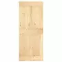 Porta Scorrevole con Set Hardware 85x210 cm Legno Massello Pino